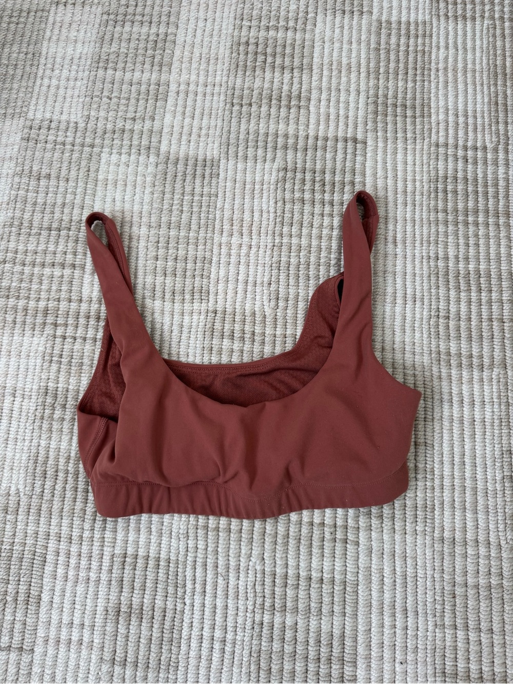 Vuori Scoop Sports Bralette - Rusty Brick